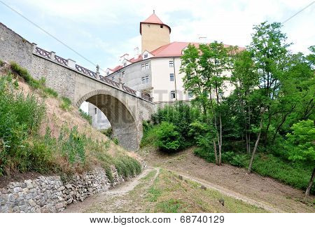 view of the castle Veveri Czech Republic, Europe