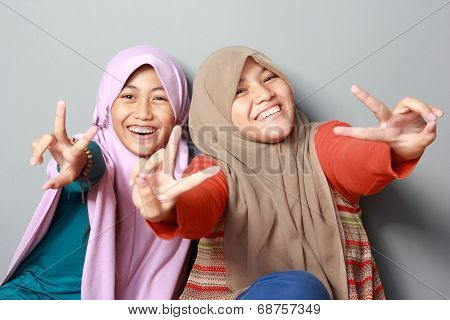 Two Young Muslim Kid