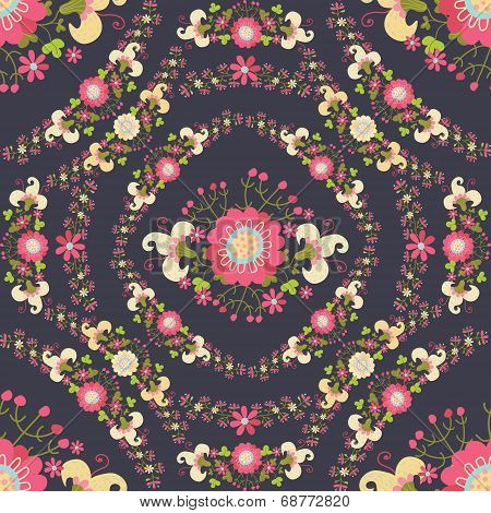 Cute Floral Seamless pattern
