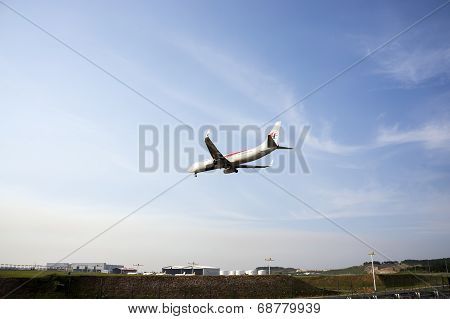 Boeing 737  Ready For Landing