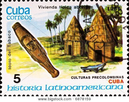 Estampilla muestra cultura de ejemplo cubana
