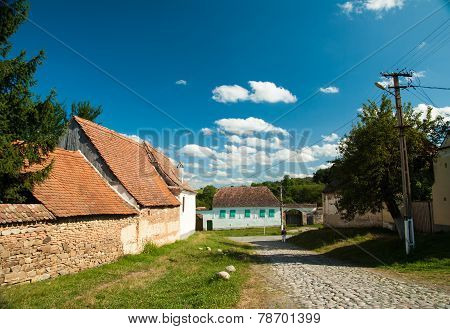 Viscri Village And Fortified Church Of Viscri, Transylvania, Romania
