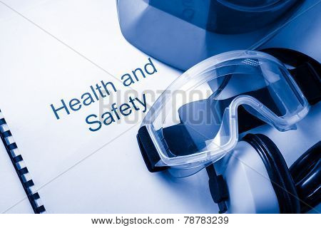 Register With Goggles, Earphones And Helmet