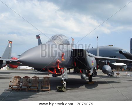 Fighter Jet F-15E Strike Eagle