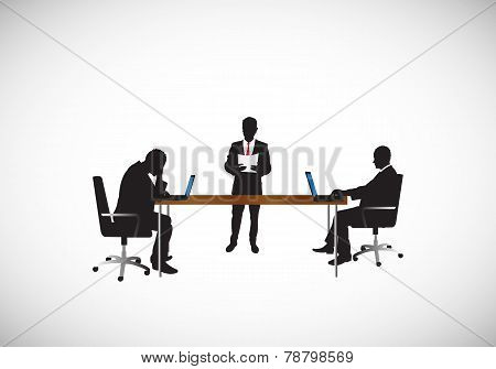 Men Working At The Office