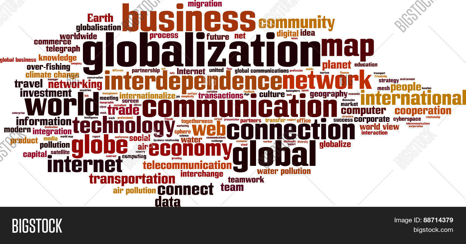 Globalization Word Vector Photo Free Trial Bigstock