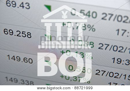 Building icon & inscription 
