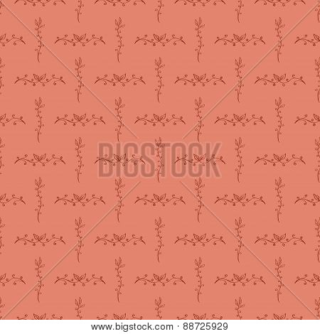 Hand Drawn Floral Seamless Pattern