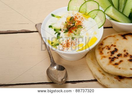 Arab Middle East Goat Yogurt And Cucumber Salad