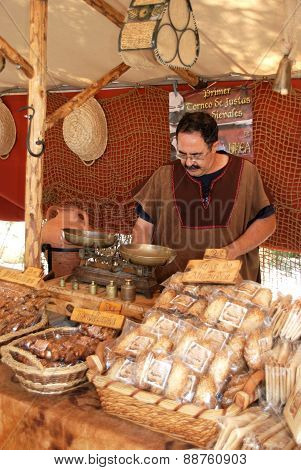 Medieval bread stall, Barbate.
