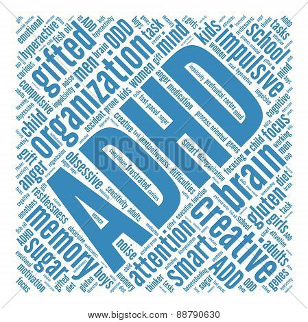 ADHD Word Cloud