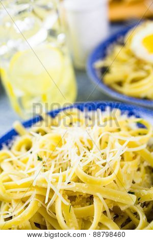 Pasta With Crispy Eggs