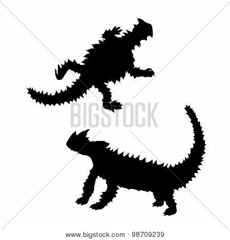 Moloch vector silhouettes.