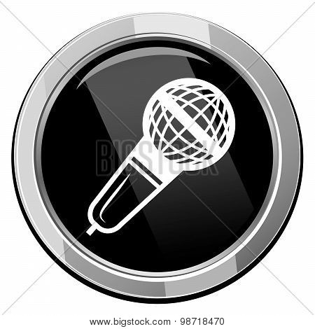Microphone Vector Icon Isolated