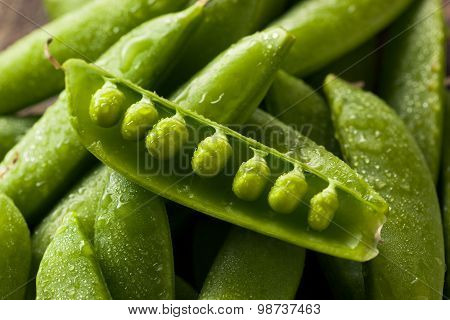 Organic Green Sugar Snap Peas