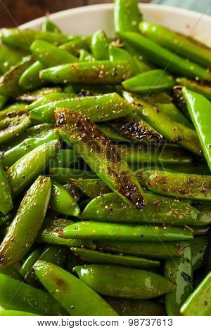 Homemade Sauteed Sugar Snap Peas
