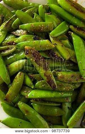 Homemade Sauteed Sugar Snap Peas