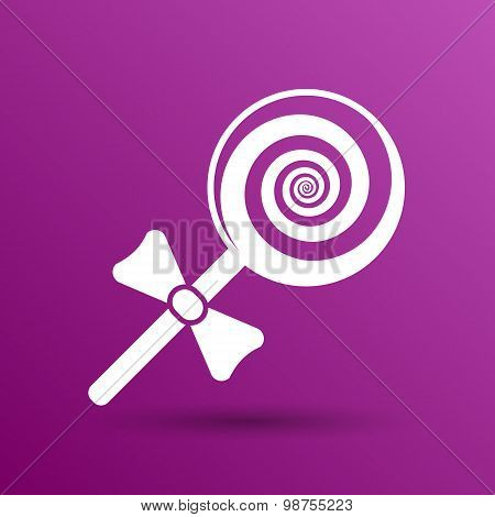 candy lollipop logo symbol icon graphic vector