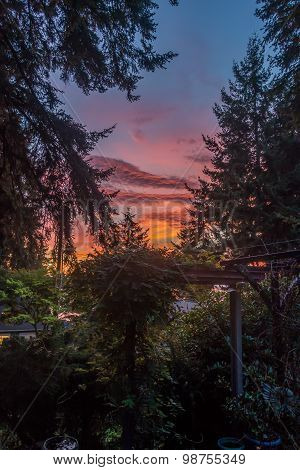 Front Porch Sunset