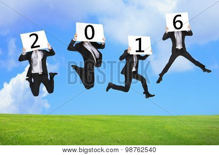 2016 New Year Business Concept