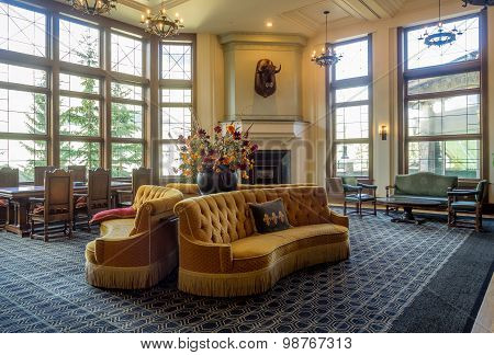 Interior of the Banff Springs Hotel