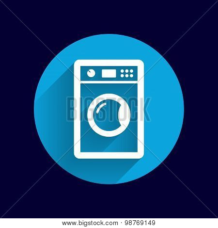washing machine icon laundromat vector clothing electric clear
