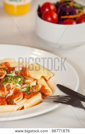 Penne al arabiata