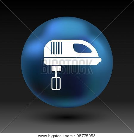 icon mixer electric handmixer hat sign stove