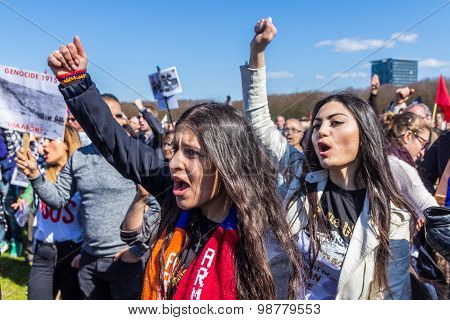 Armenian genocide protest