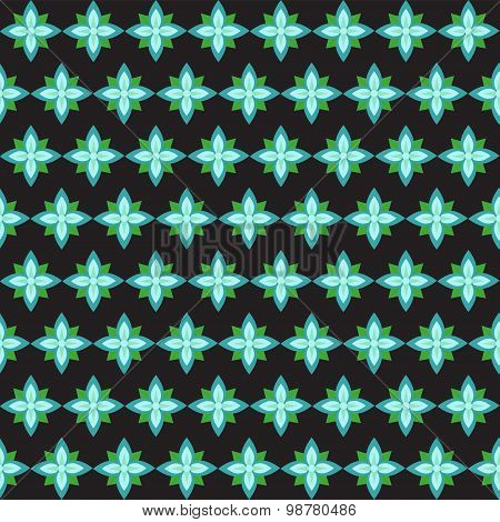 seamless pattern on black background