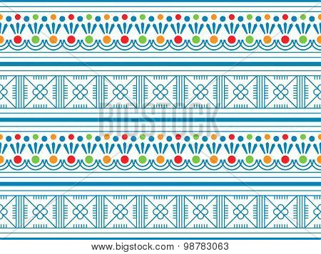 Tribal Seamless Pattern. Ethnic Vector Background