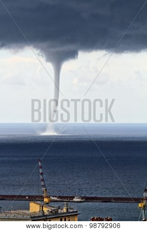 Waterspout In Mediterranean Sea