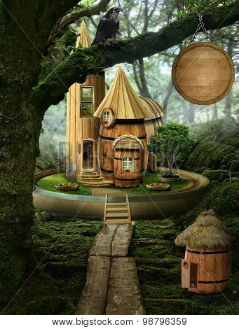 Fairy House ( Barrel)