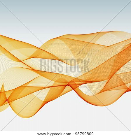 Vector Abstract Colorful Waves Background