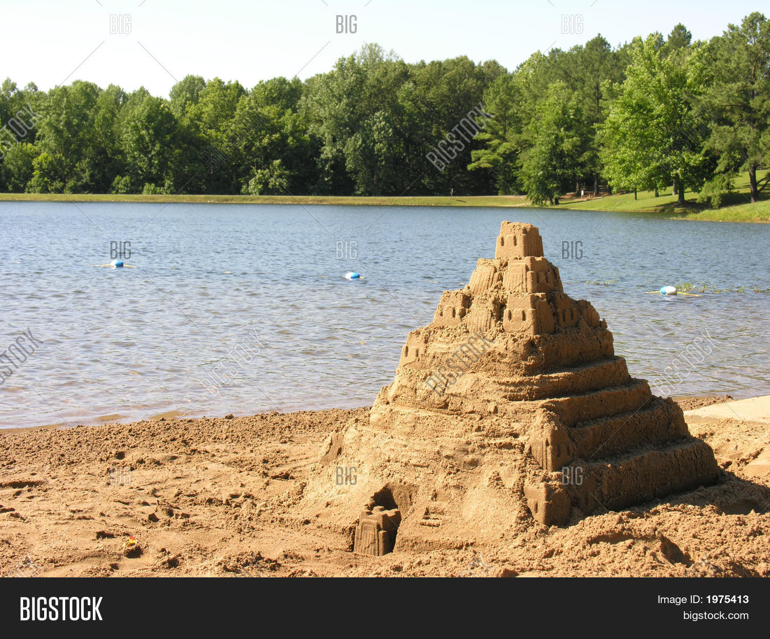 Sand Castle Lake Image & Photo (Free Trial) Bigstock