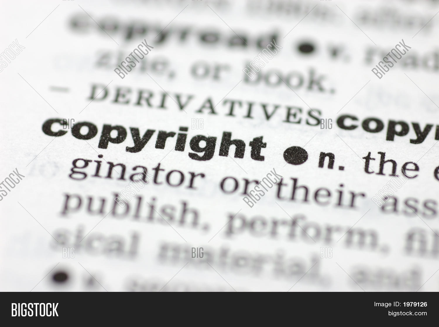 Definition Copyright Image & Photo (Free Trial) Bigstock