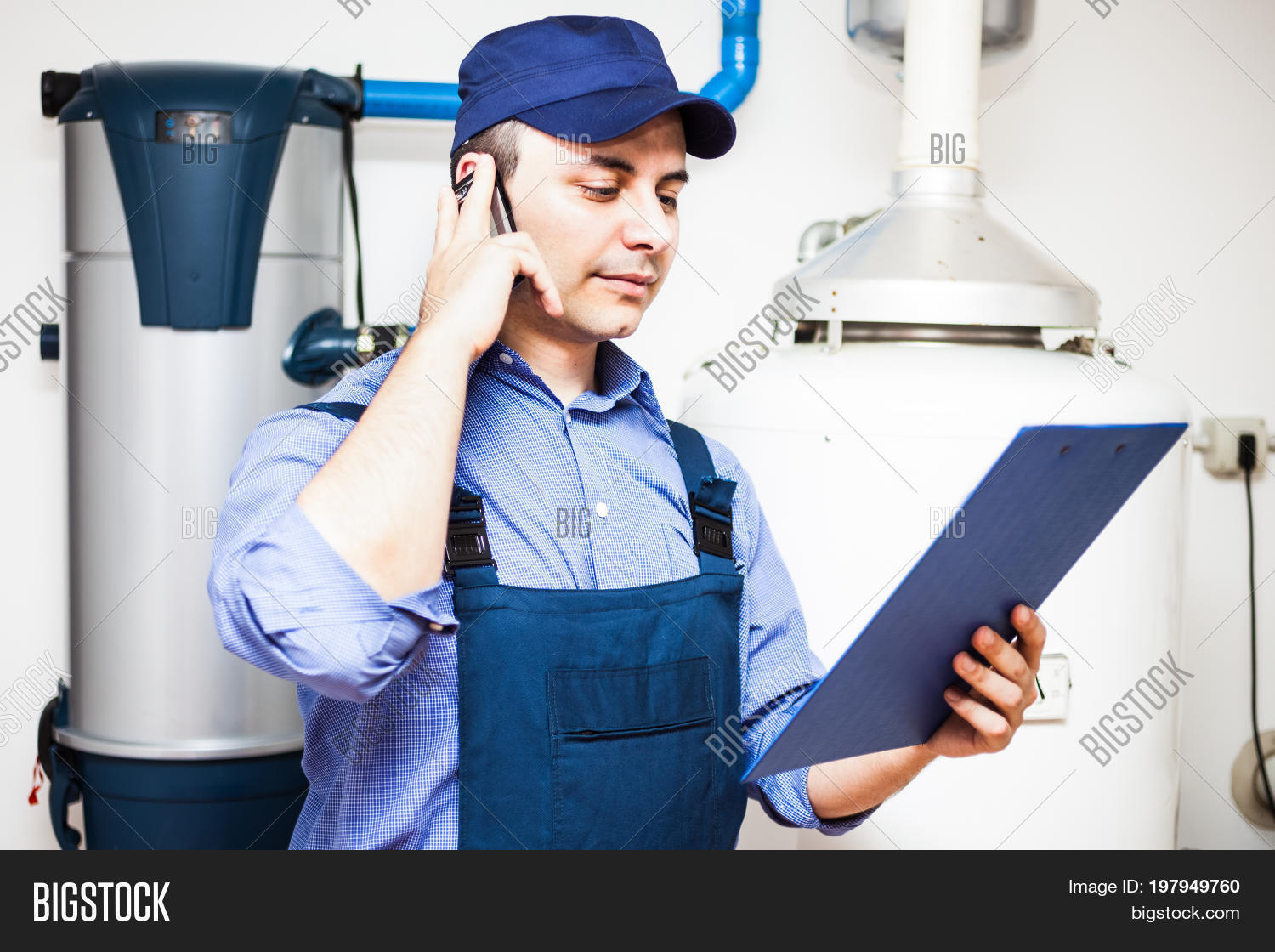 Technician Servicing Image & Photo (Free Trial) Bigstock