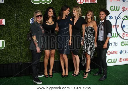 LOS ANGELES - JUL 28: The Real L Word stemmer ankommer til 2010 CBS, den CW, Showtime sommer Tryk på T