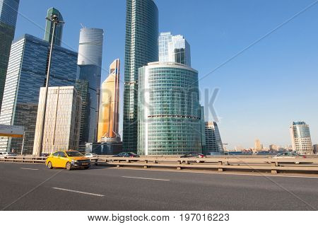 Moscow Russia-April 302017: The Moscow International Business Centre (MIBC) or 