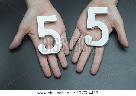 On The Female Palms Figure Fifty-five.