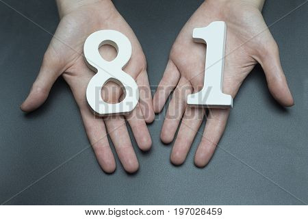 To Female Hands The Figure Of Eighty-one.