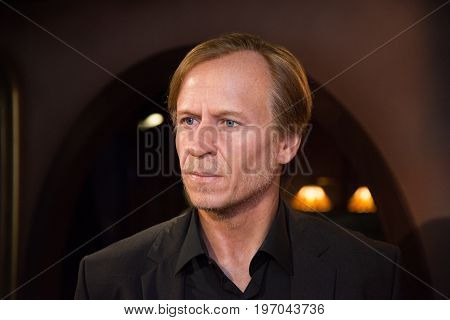 Prague, Czech republic, July 22, 2017: Karel Roden in Grevin museum of the wax figures in Prague.