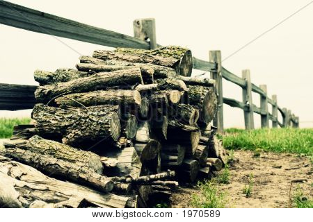 Mucchio di legno