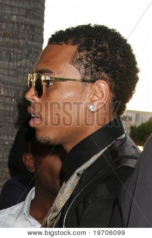 LOS ANGELES - AUGUST 4:  Chris Brown. arrives at the 