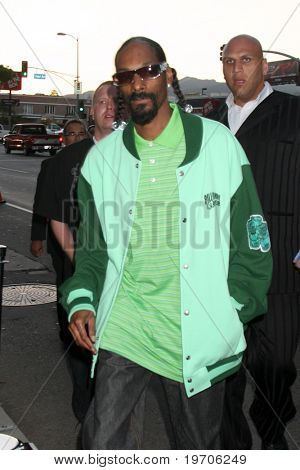 LOS ANGELES - AUGUST 4:  Snoop Dogg arrives at the 