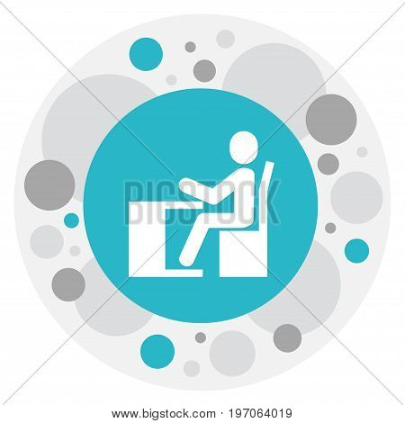 Vector Illustration Of Education Symbol On Disciple Icon