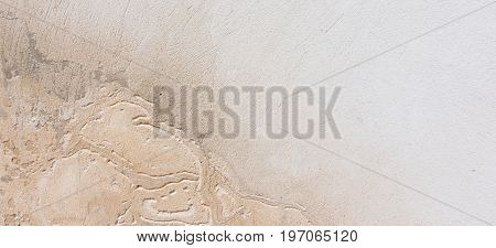 Grunge plastered cement concrete wall background texture banner