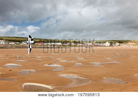 Croyde Beach Devon England Uk