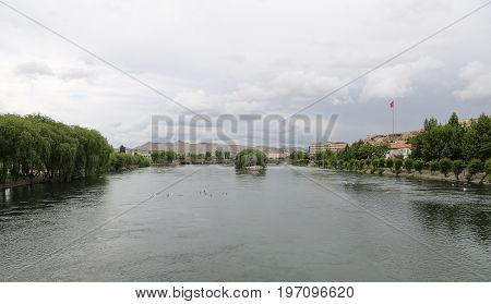 Kizilirmak River In Avanos Town, Turkey
