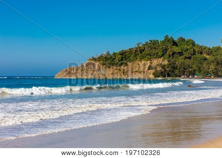 Ngapali Beach near Thandwe at Rakhine state in Myanmar (Burma)